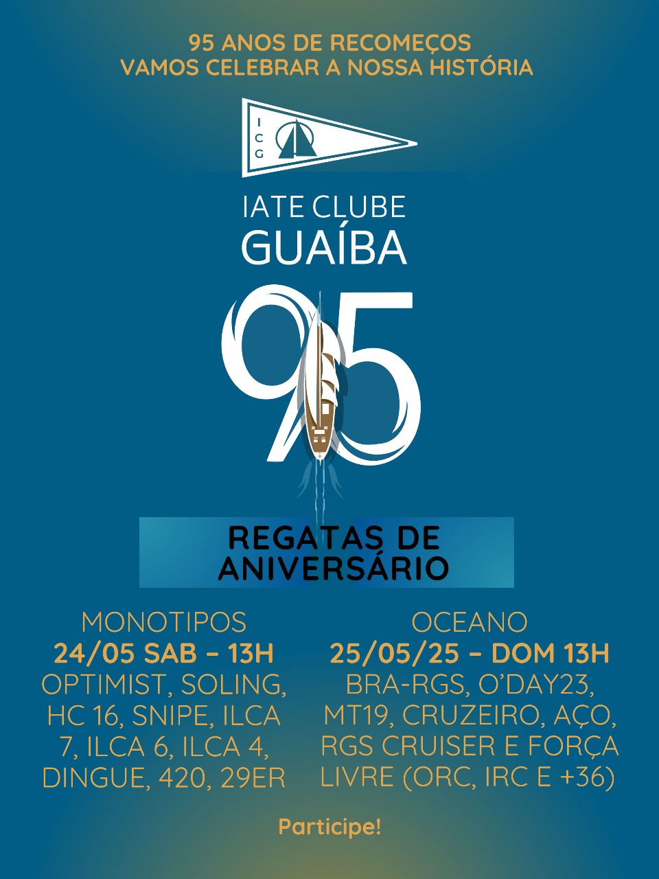 Regatas dos 95 anos do ICG