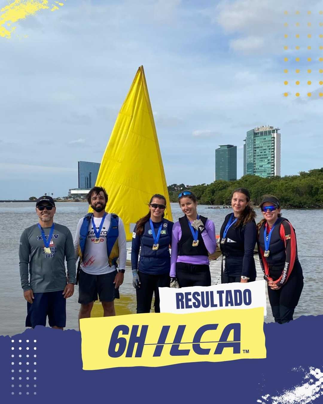 Resultado da regata 6 Horas de ILCA