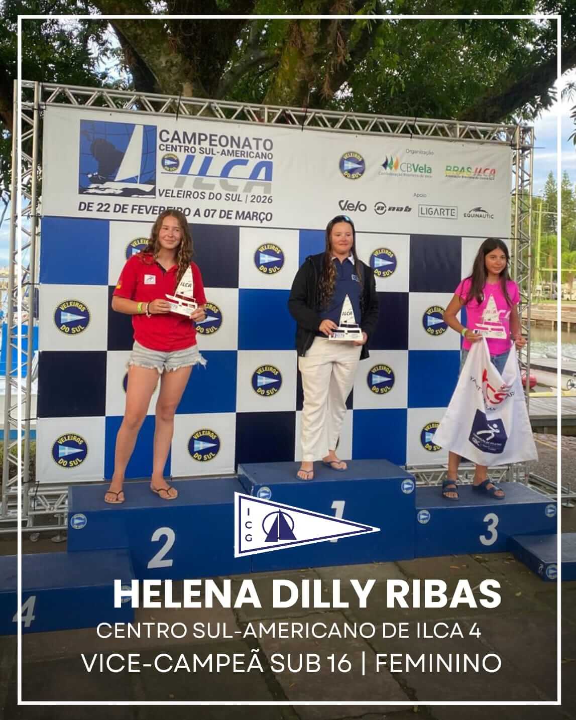 VICE-CAMPEÃ CENTRO SUL-AMERICANA SUB 16 2026