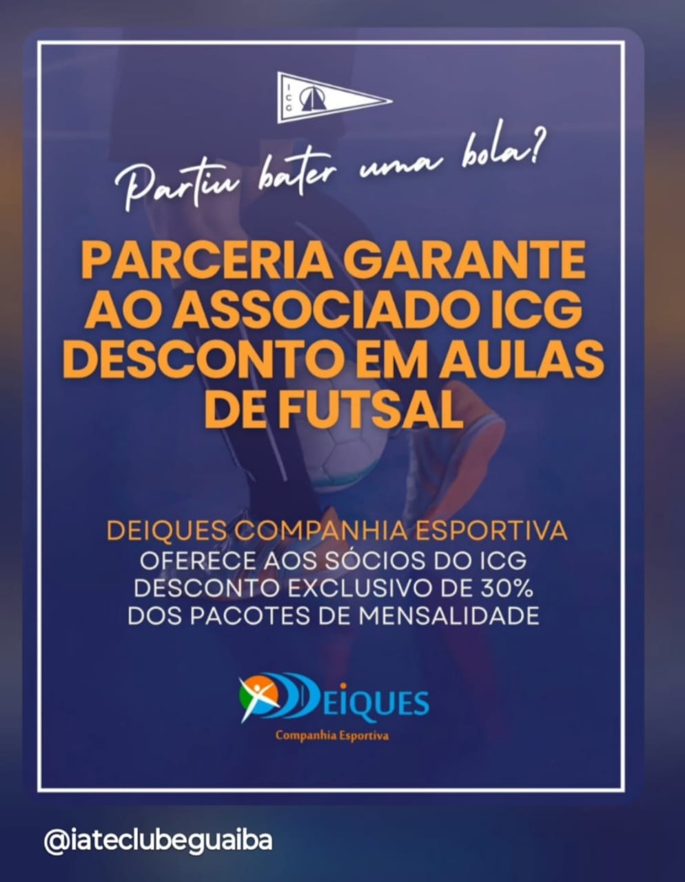 AULAS DE FUTSAL COM DESCONTO