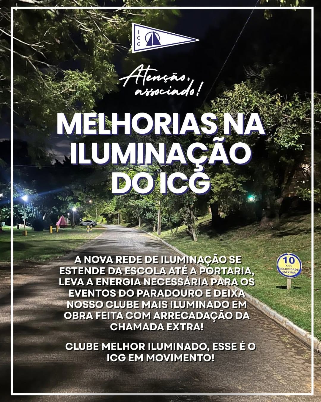 Nova rede elétrica já está em funcionamento no clube