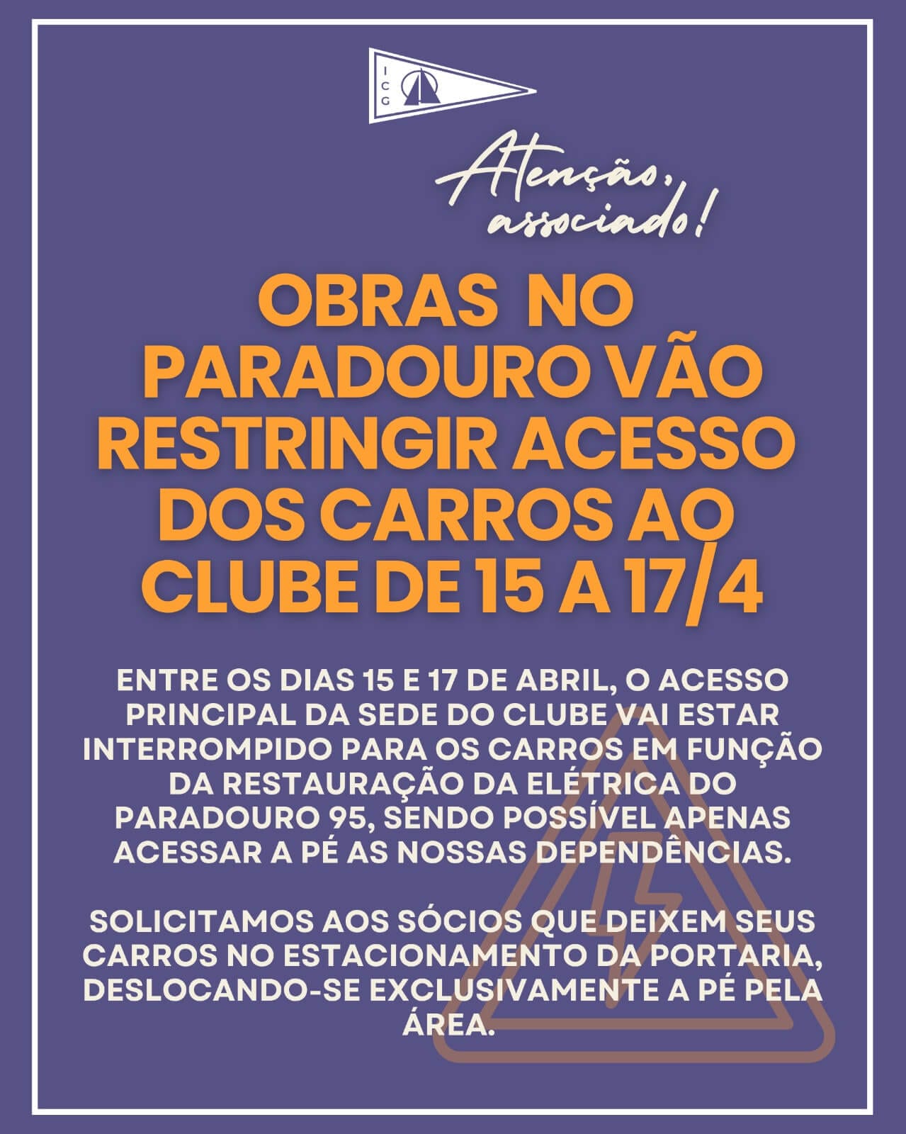 Atenção, Associado!