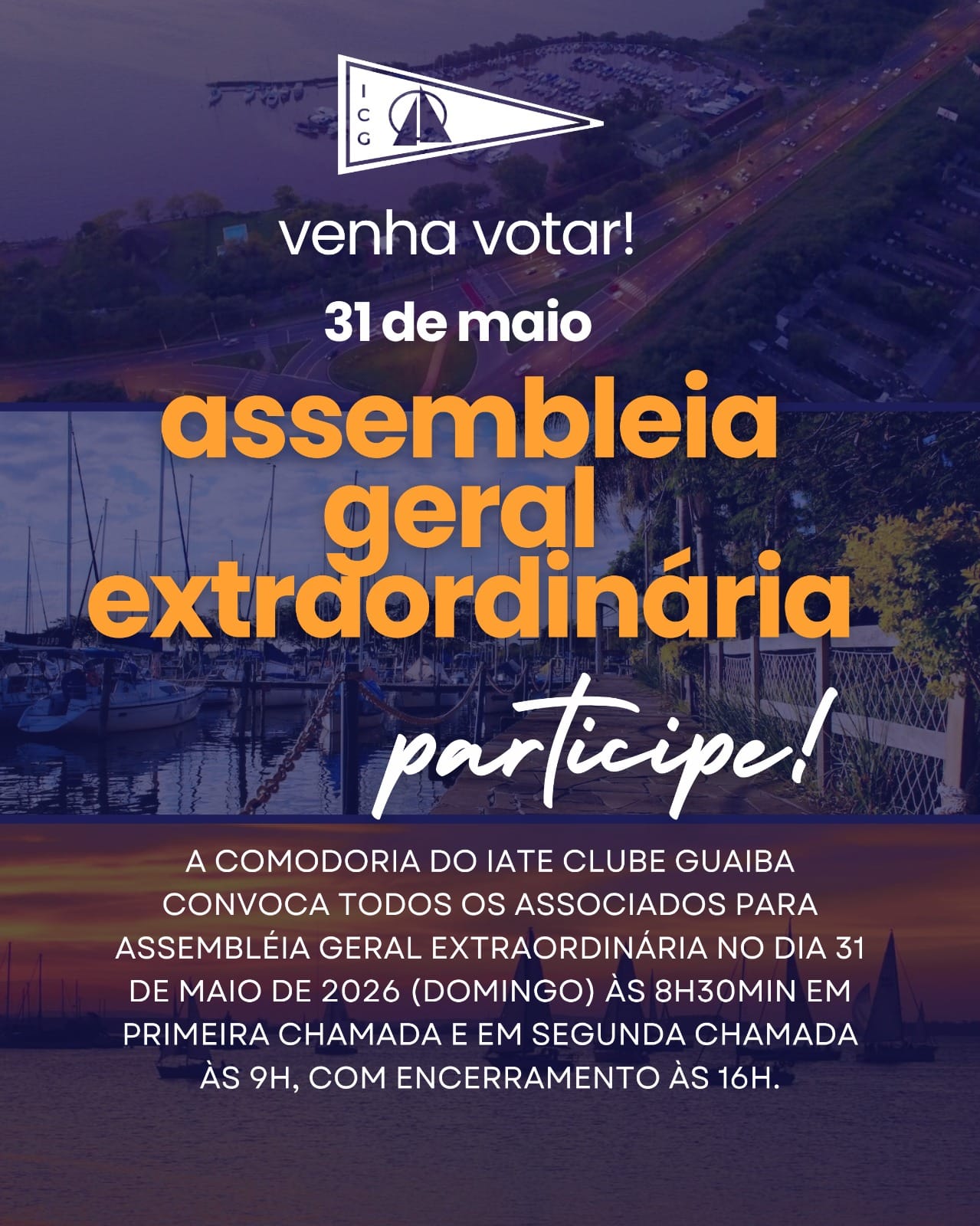 Convocação para a Assembleia Geral Extraordinária para eleições