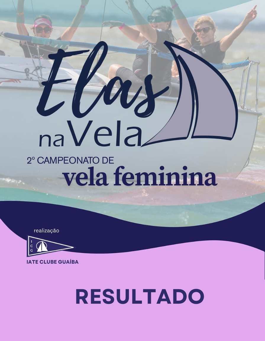 Resultado da Regata Elas na Vela