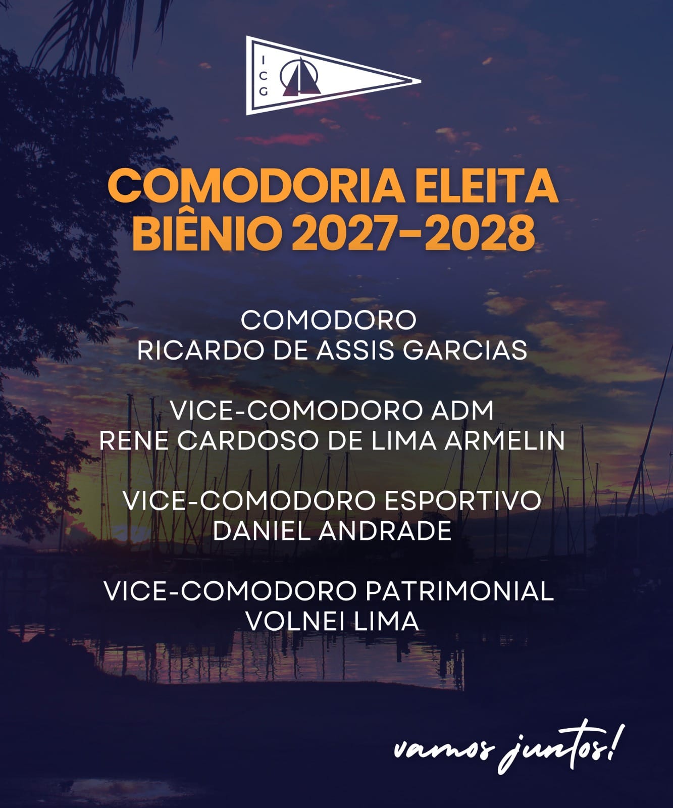 ELEITA A COMODORIA BIÊNIO 2027 E 2028