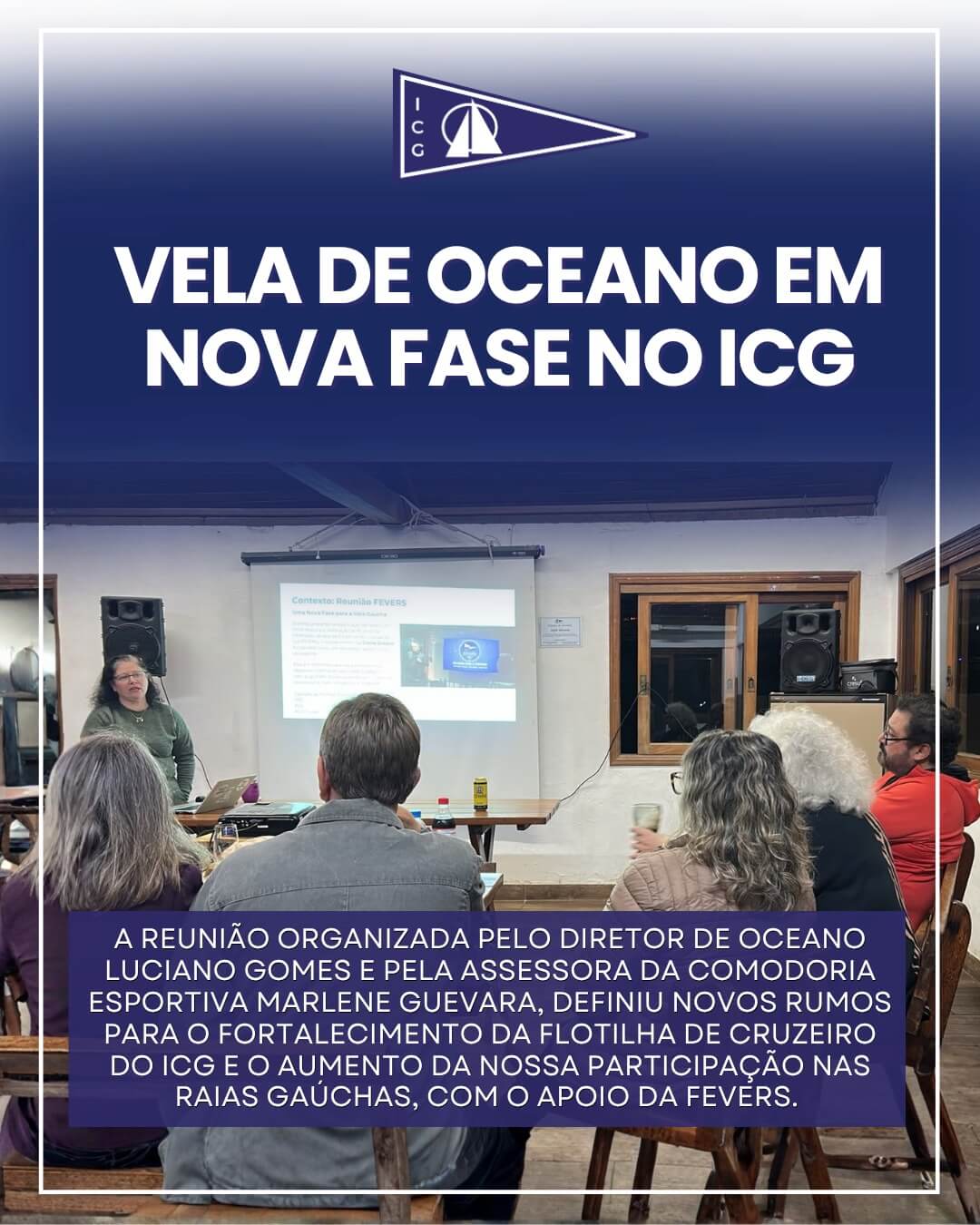 Nova fase da Vela Oceano no ICG!